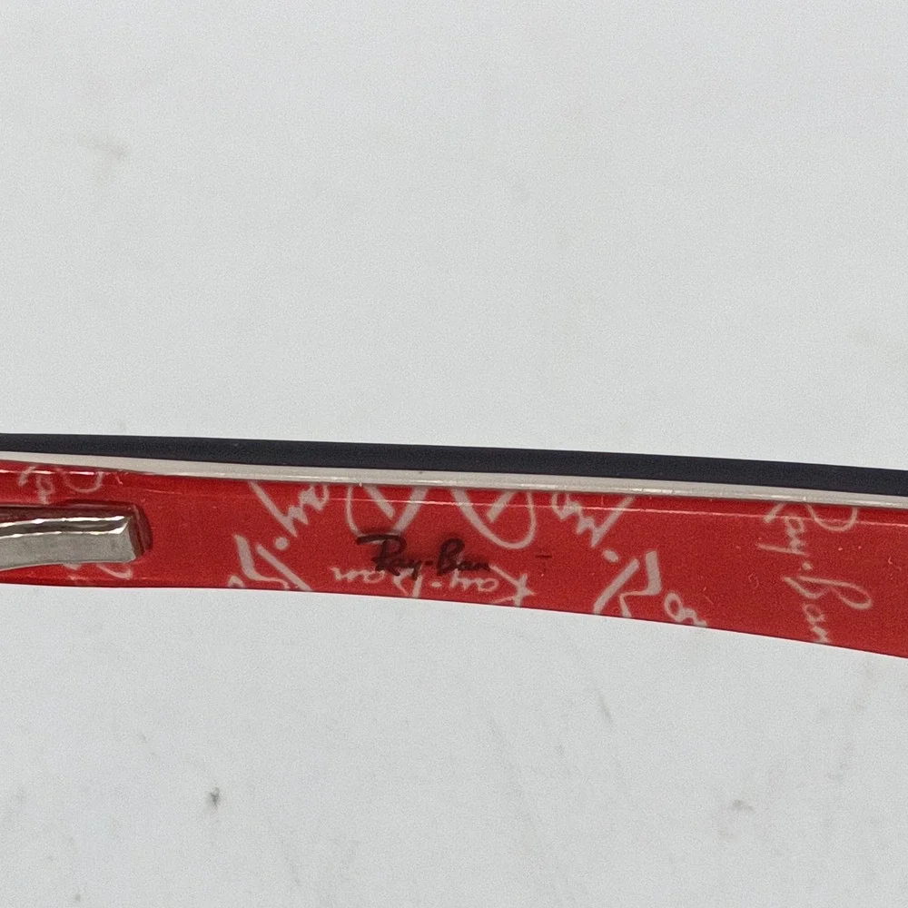 Ray-Ban RB5228 2479 Black/Red Script 55-17-140 Eyeglasses Frames Only #21